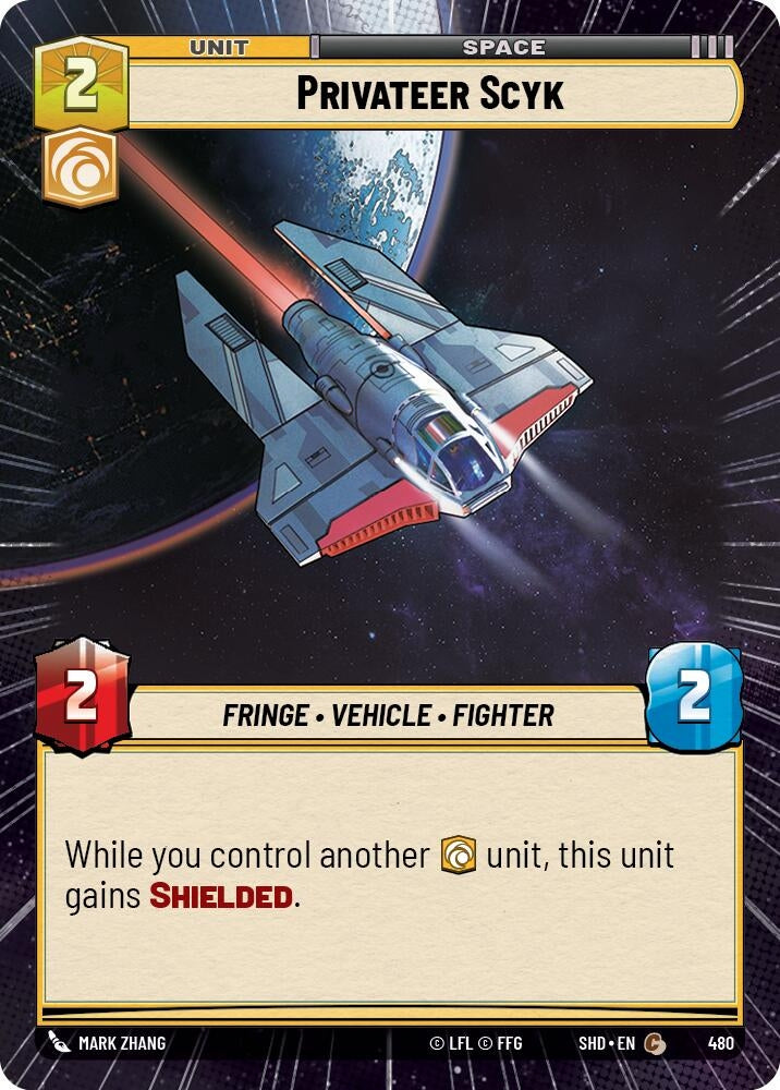 Privateer Scyk (Hyperspace) (480) (SHD) - Star Wars: Unlimited Single