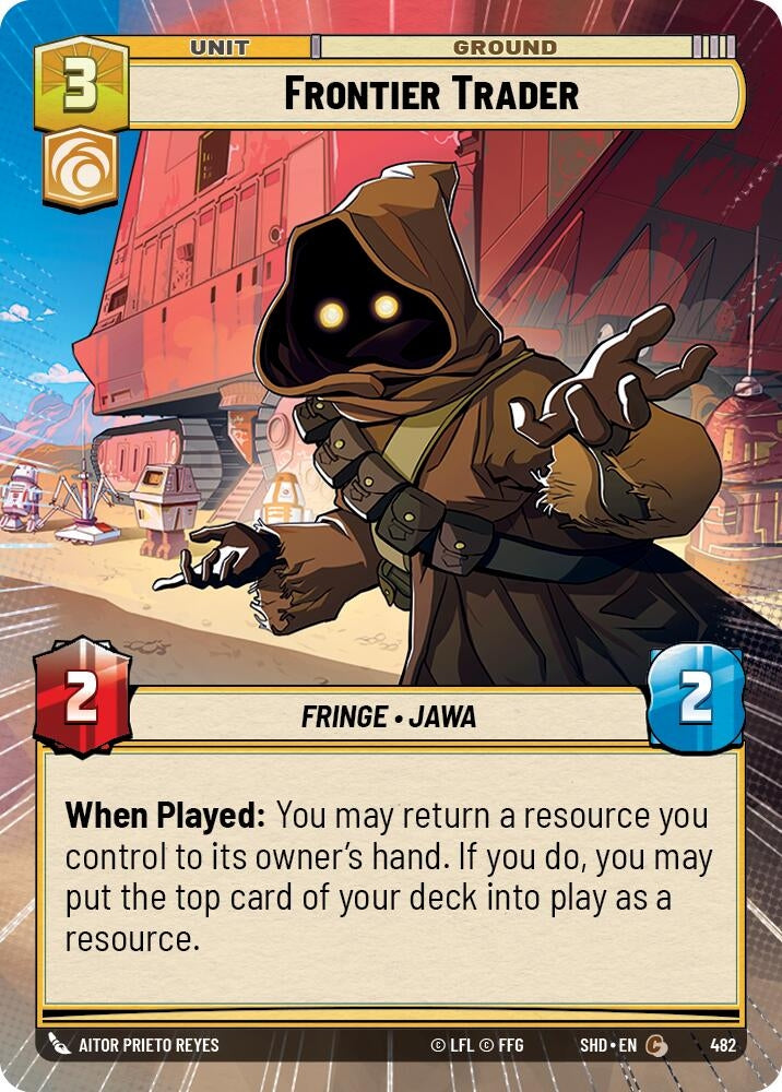 Frontier Trader (Hyperspace) (482) (SHD) - Star Wars: Unlimited Single