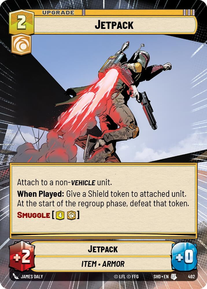 Jetpack (Hyperspace) (492) (SHD) - Star Wars: Unlimited Single