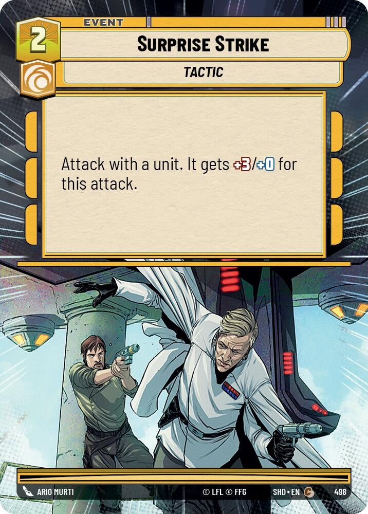 Surprise Strike (Hyperspace) (498) (SHD) - Star Wars: Unlimited Single