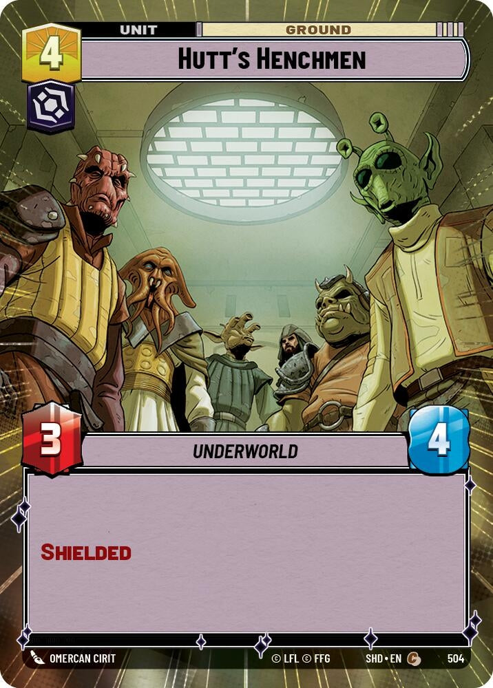 Hutt’s Henchmen (Hyperspace) (504) (SHD) - Star Wars: Unlimited Single