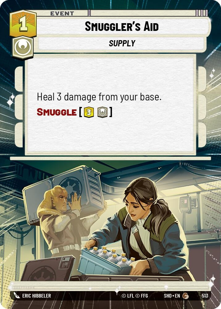 Smuggler’s Aid (Hyperspace) (513) (SHD) - Star Wars: Unlimited Single