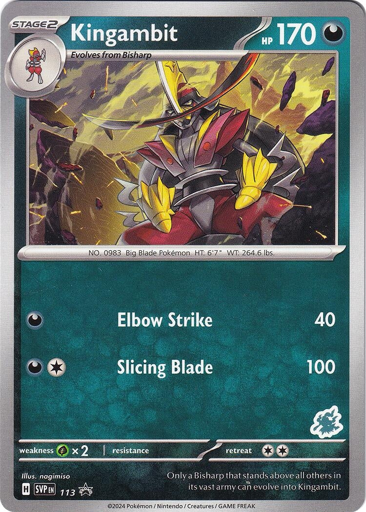 Image for Kingambit - Darkrai Deck (113) (Battle Academy 2024) - Pokemon