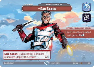 Gar Saxon - Viceroy of Mandalore (Showcase) (263) (SHD) - Star Wars: Unlimited Single