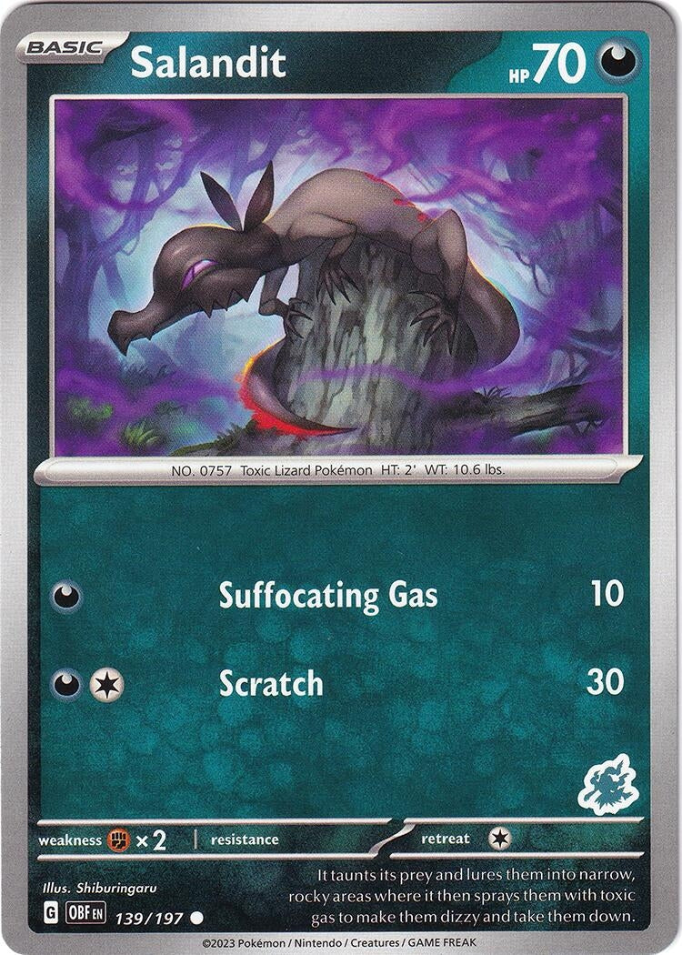 Image for Salandit - Darkrai Deck (139/197) (Battle Academy 2024) - Pokemon
