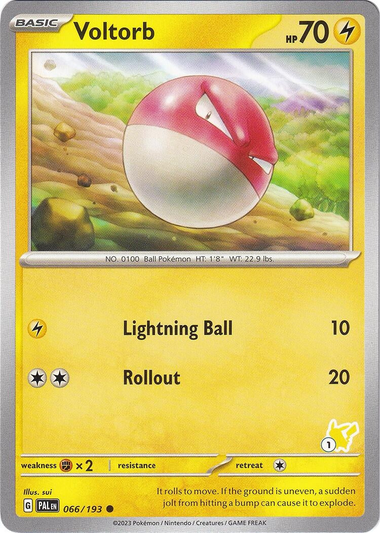 Image for Voltorb - Pikachu 1 (066/193) (Battle Academy 2024) - Pokemon