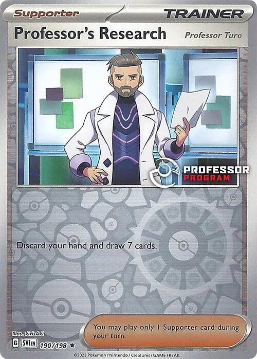 Image for Professor's Research - 190/198 (2023) (190/198) (Professor Program Promos) - Pokemon