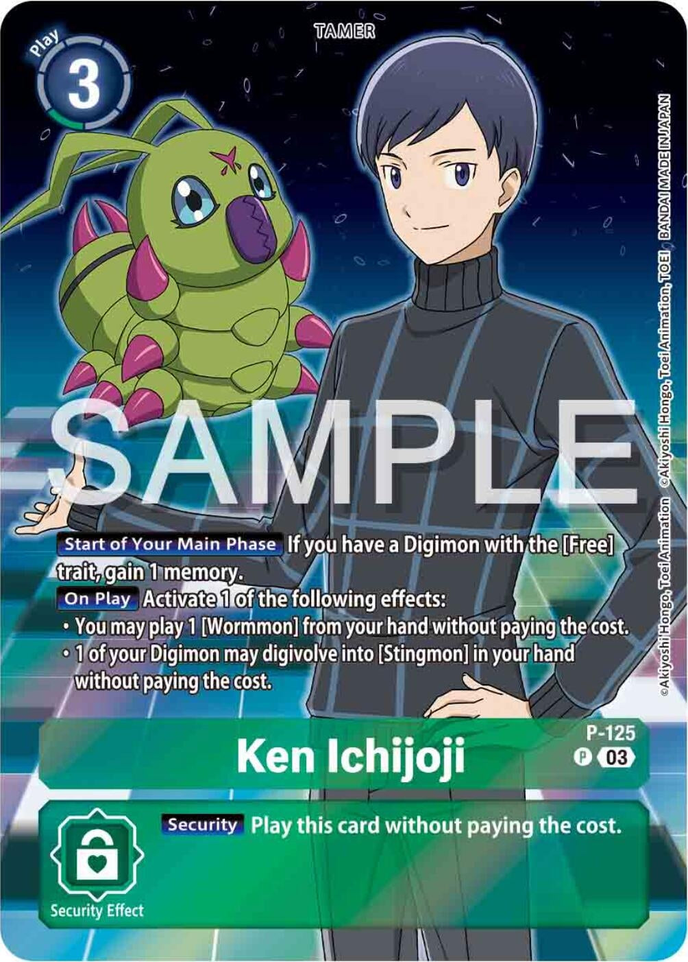 Ken Ichijoji - P-125 (Digimon Adventure 02: The Beginning Set) (125) [D-PR] - Digimon Card Game Single