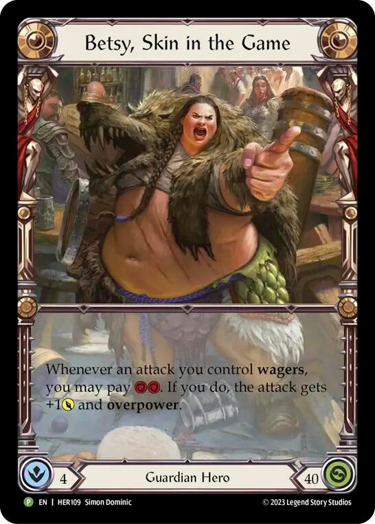 Betsy Skin in the Game (109) [PR] - Flesh and Blood TCG Single