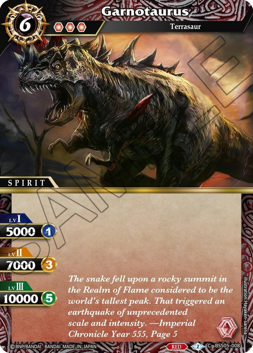 Garnotaurus (5008) [BSS05] - Battle Spirits Saga Single