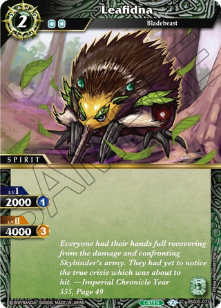 Leafidna (5077) [BSS05] - Battle Spirits Saga Single