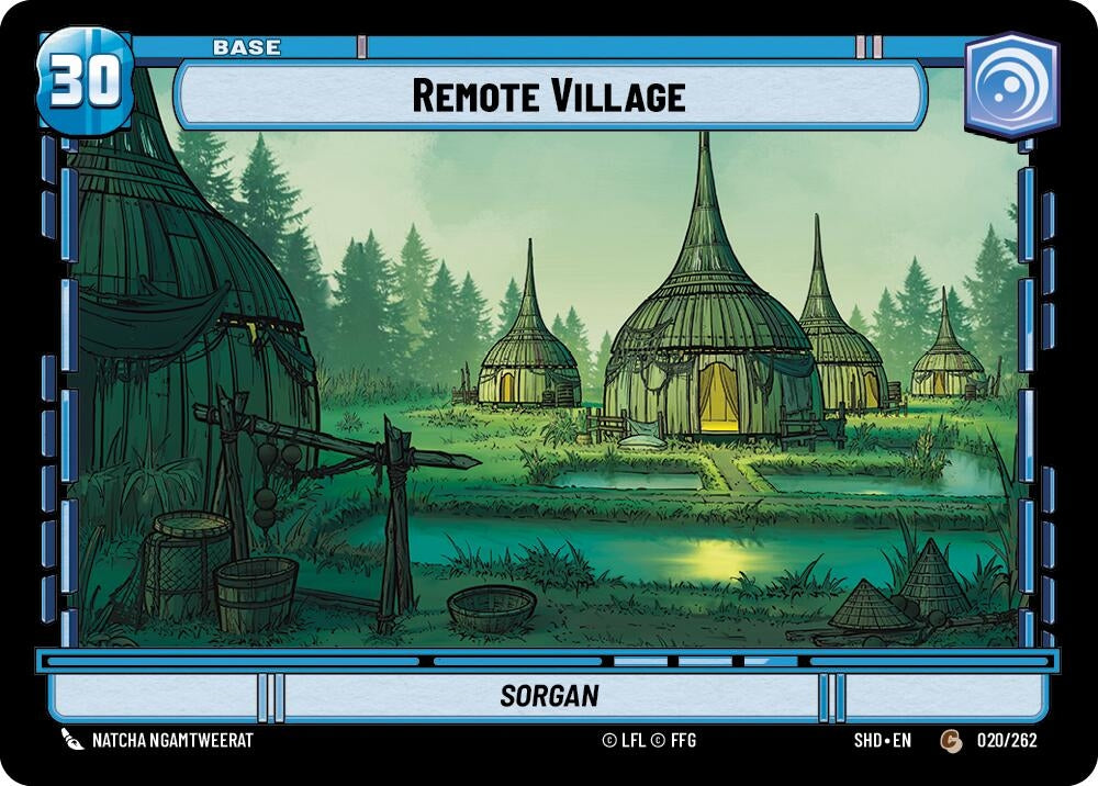 Remote Village // Shield (20) (SHD) - Star Wars: Unlimited Single