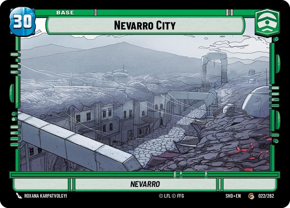 Nevarro City // Shield (22) (SHD) - Star Wars: Unlimited Single