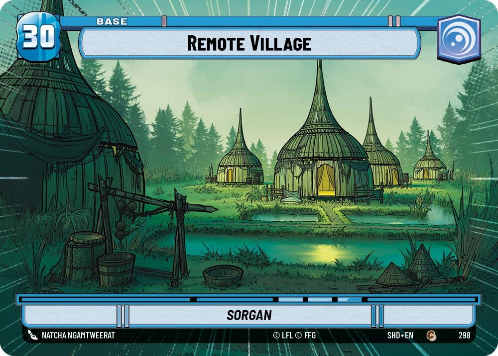Remote Village // Shield (Hyperspace) (298) (SHD) - Star Wars: Unlimited Single