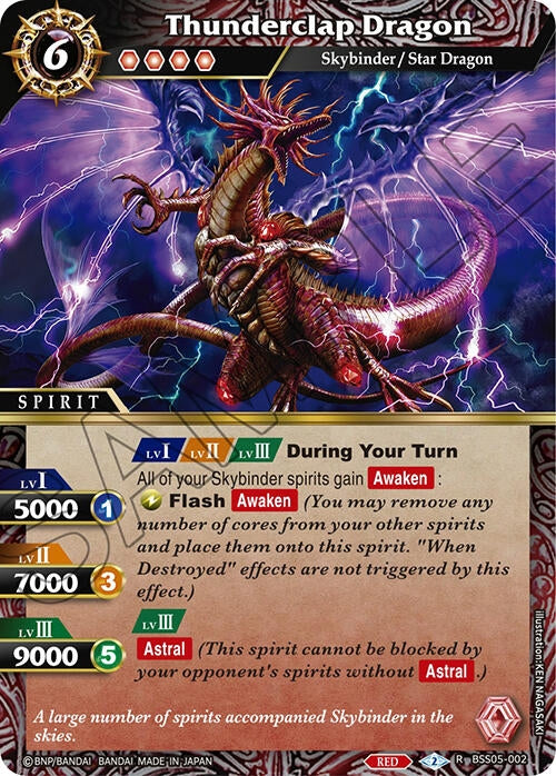 Thunderclap Dragon (5002) [BSS05] - Battle Spirits Saga Single