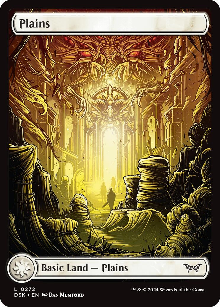 Plains (272) - Full Art (272) [DSK] - MTG Single