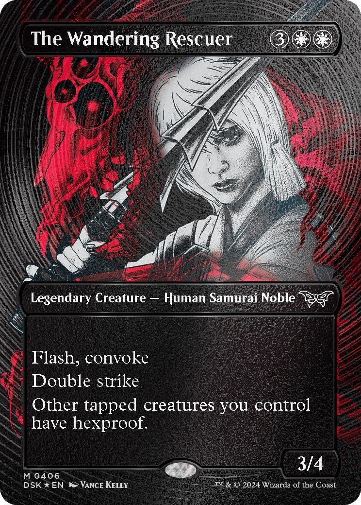 The Wandering Rescuer (Showcase) (Textured) (406) [DSK] - MTG Single