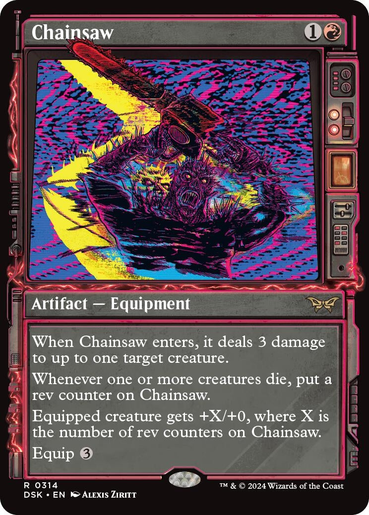 Chainsaw (Showcase) (314) [DSK] - MTG Single