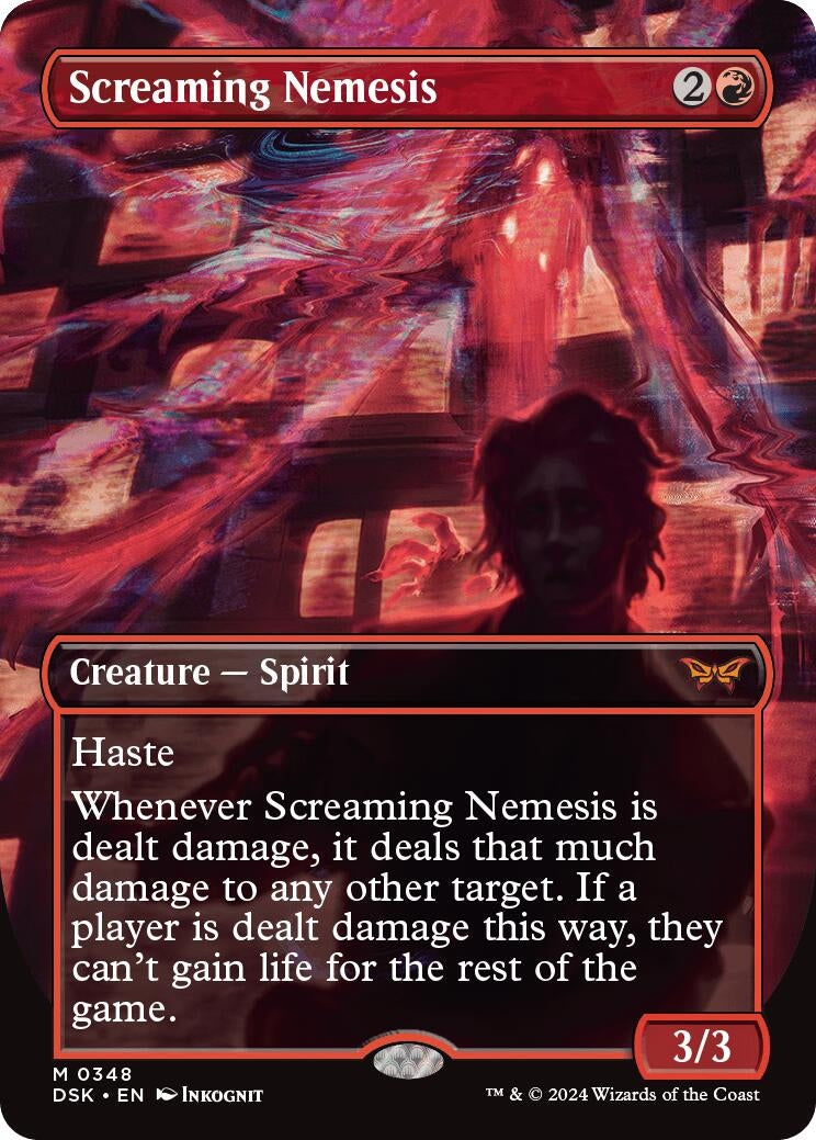 Screaming Nemesis (Borderless) (348) [DSK] - MTG Single