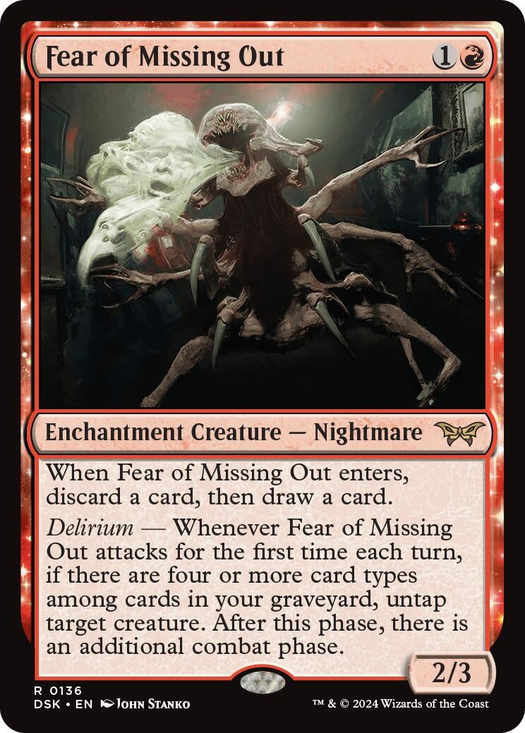 Fear of Missing Out (136) [DSK] - MTG Single