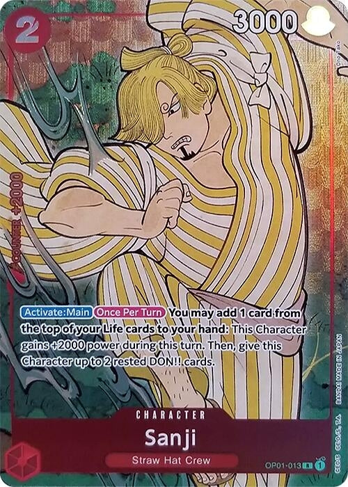 Sanji (English Version 1st Anniversary Set) (1013) (OP-PR) - One Piece Card Game Single