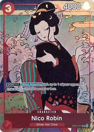 Nico Robin (English Version 1st Anniversary Set) (1017) (OP-PR) - One Piece Card Game Single