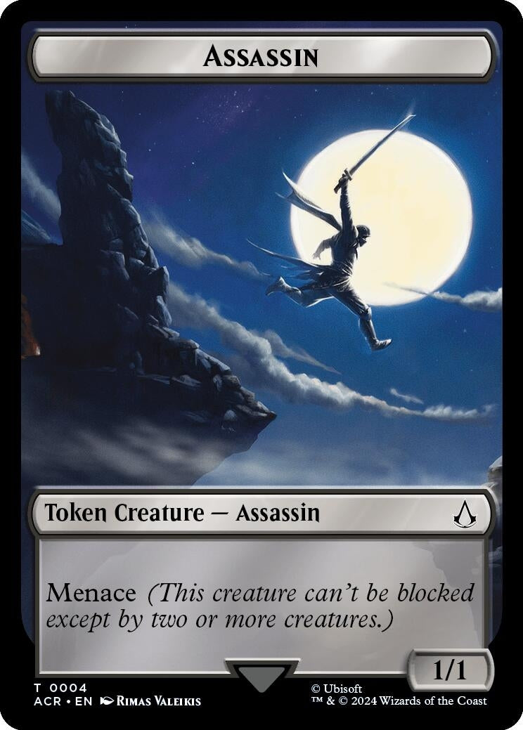 Assassin // Emblem - The Capitoline Triad Double-Sided Token (0) [ACR] - MTG Single