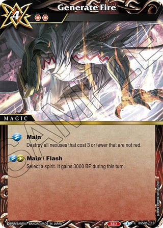 Generate Fire (5116) [BSS05] - Battle Spirits Saga Single