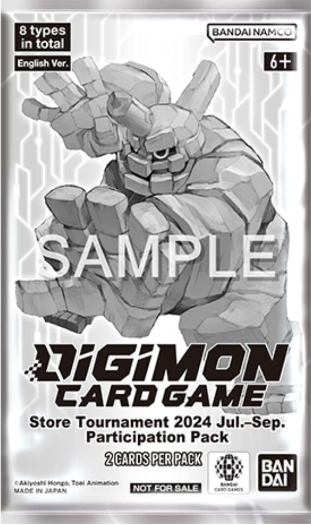 Store Tournament 2024 Jul.-Sep. Participation Pack [D-PR] - Digimon Card Game Sealed