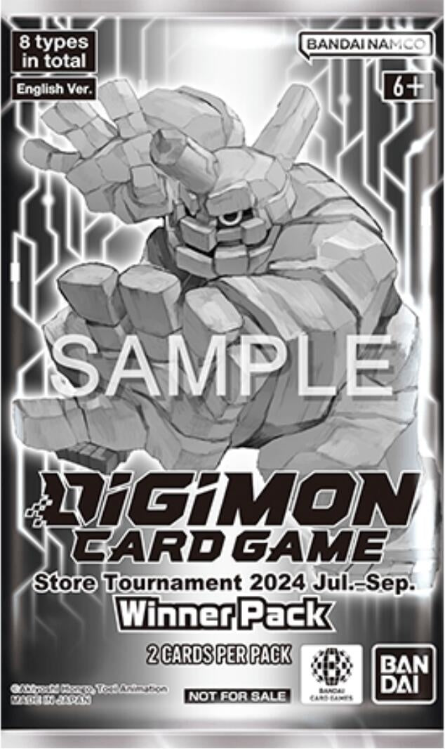 Store Tournament 2024 Jul.-Sep. Winner Pack [D-PR] - Digimon Card Game Sealed