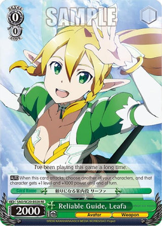 Reliable Guide Leafa (20028) [SAO/SC20] - Weiss Schwarz Single