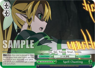 Spell Chanting (20044) [SAO/SC20] - Weiss Schwarz Single