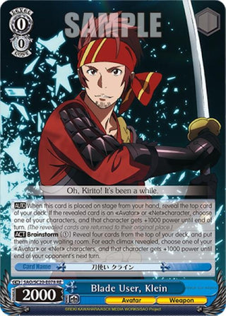 Blade User Klein (20078) [SAO/SC20] - Weiss Schwarz Single