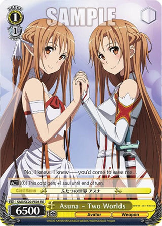 Asuna - Two Worlds (2004) [SAO/SC20] - Weiss Schwarz Single