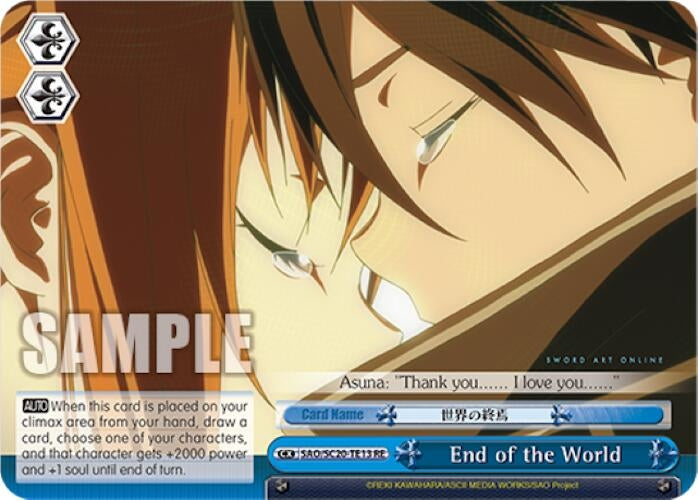 End of the World (TD) (2013) [SAO/SC20] - Weiss Schwarz Single