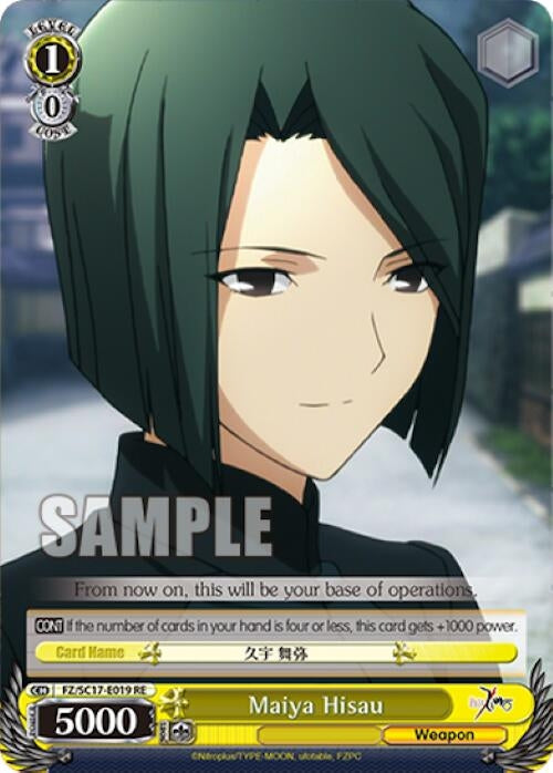Maiya Hisau (17019) [FZ/SC17] - Weiss Schwarz Single