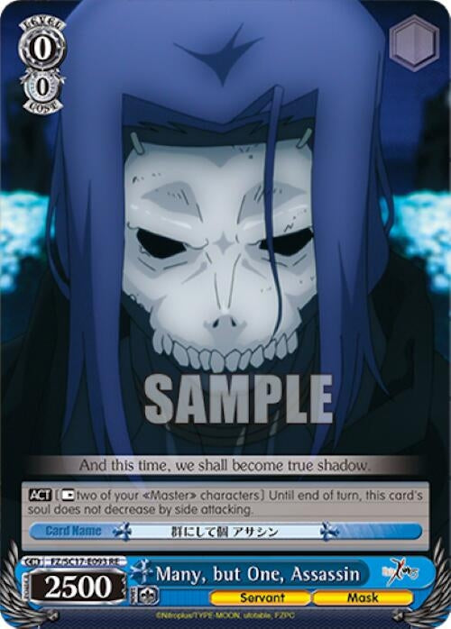 Many but One Assassin (17093) [FZ/SC17] - Weiss Schwarz Single