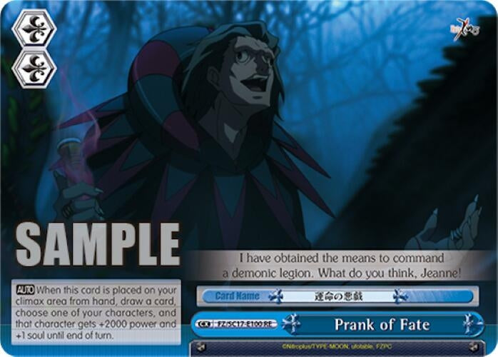 Prank of Fate (17100) [FZ/SC17] - Weiss Schwarz Single