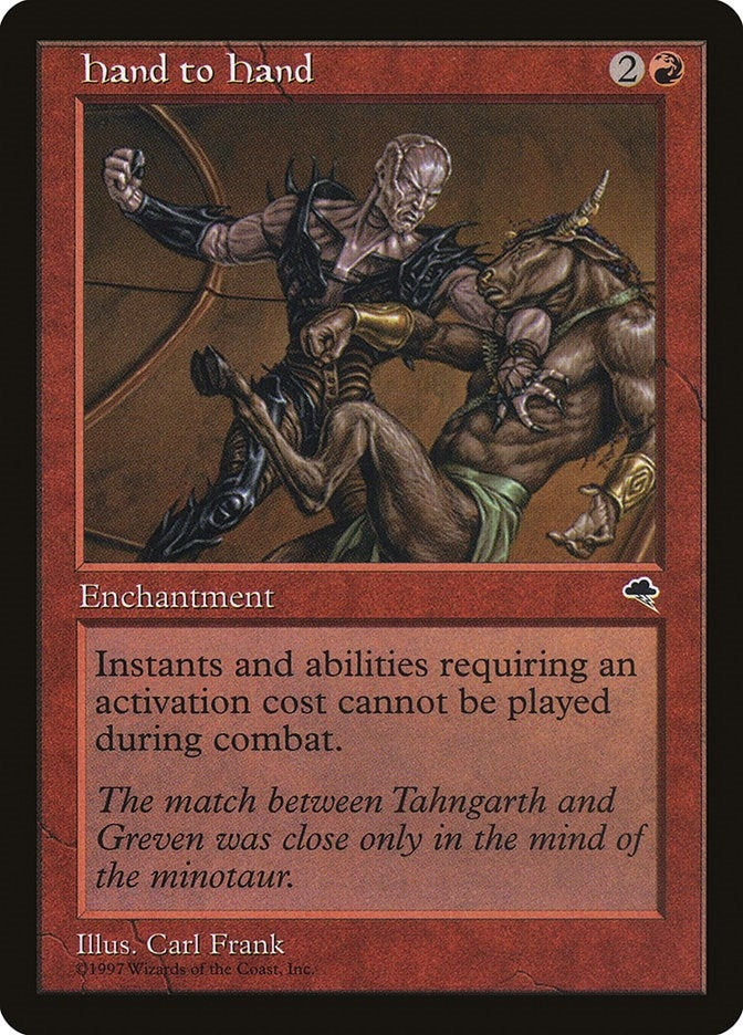Hand to Hand (180) [TMP] - MTG Single