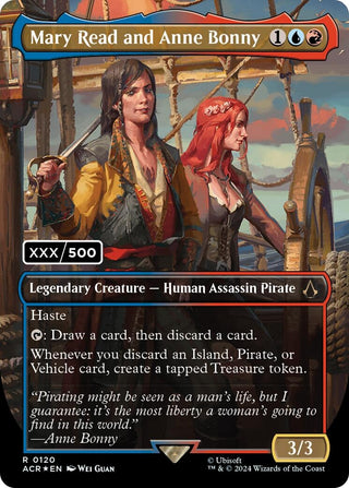 Mary Read and Anne Bonny (English) (Serial Numbered) (120) [ACR] - MTG Single