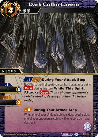 Dark Coffin Cavern (5106) [BSS05] - Battle Spirits Saga Single
