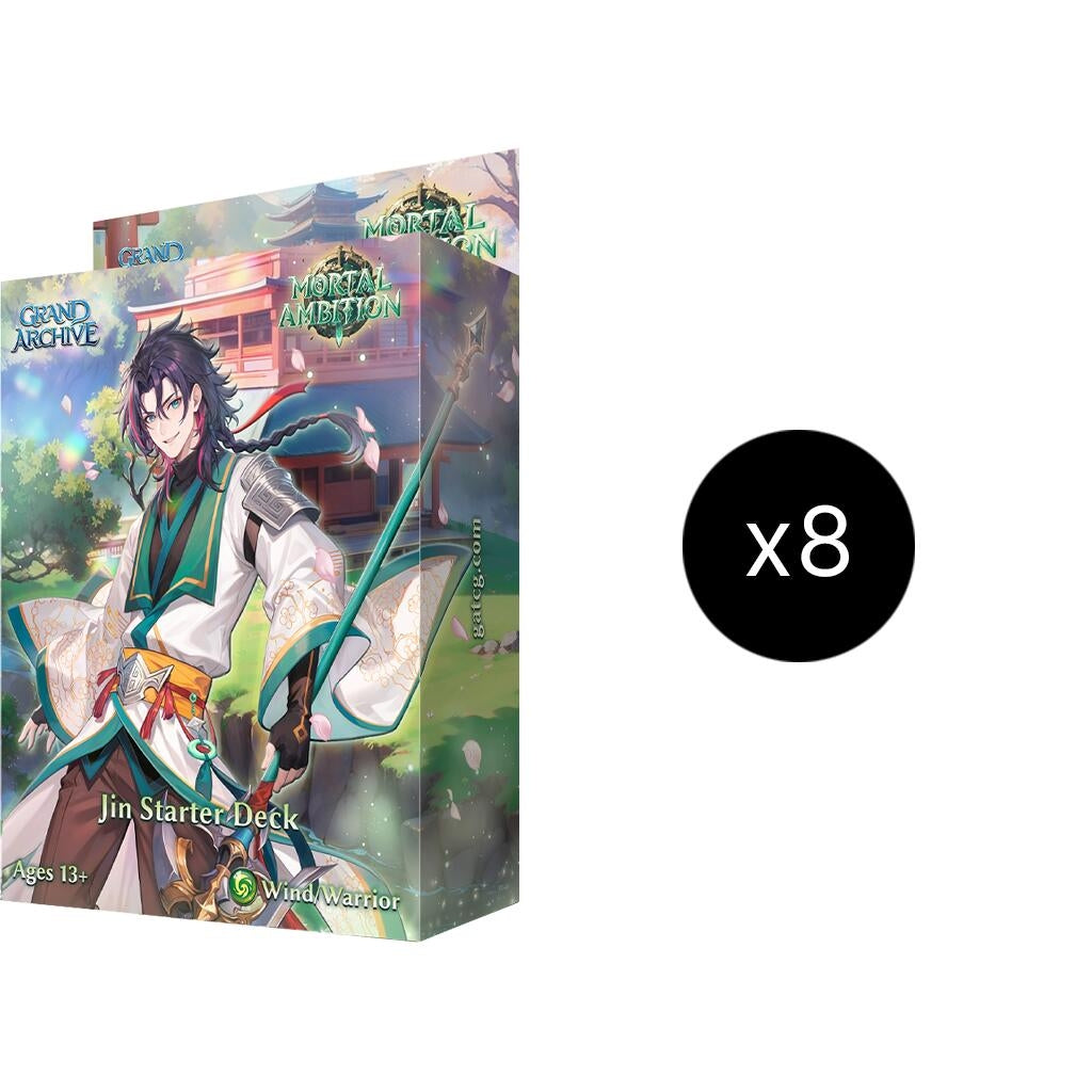 Image for Mortal Ambition Starter Deck Display - Jin - Grand Archive TCG