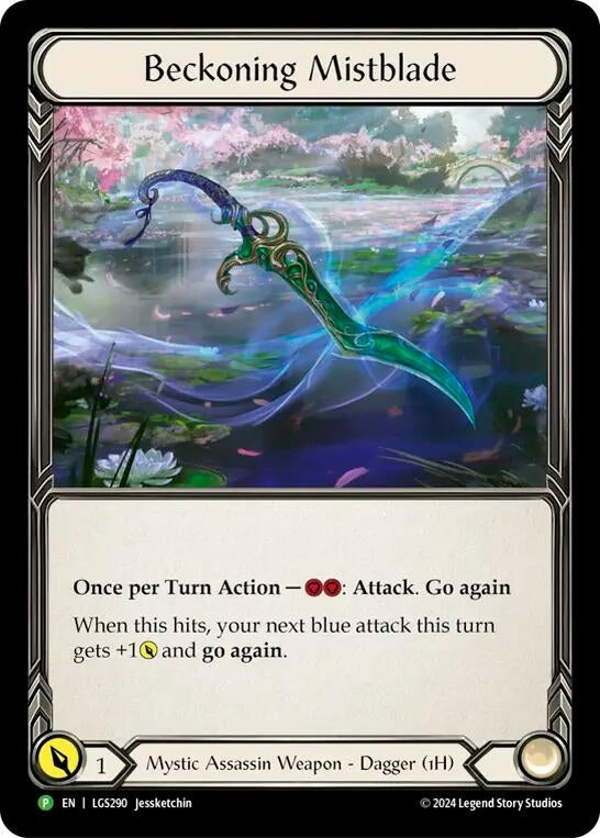 Beckoning Mistblade - LGS290 (290) [PR] - Flesh and Blood TCG Single