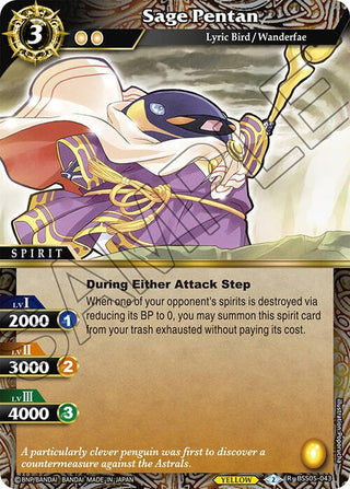 Sage Pentan (5043) [BSS05] - Battle Spirits Saga Single