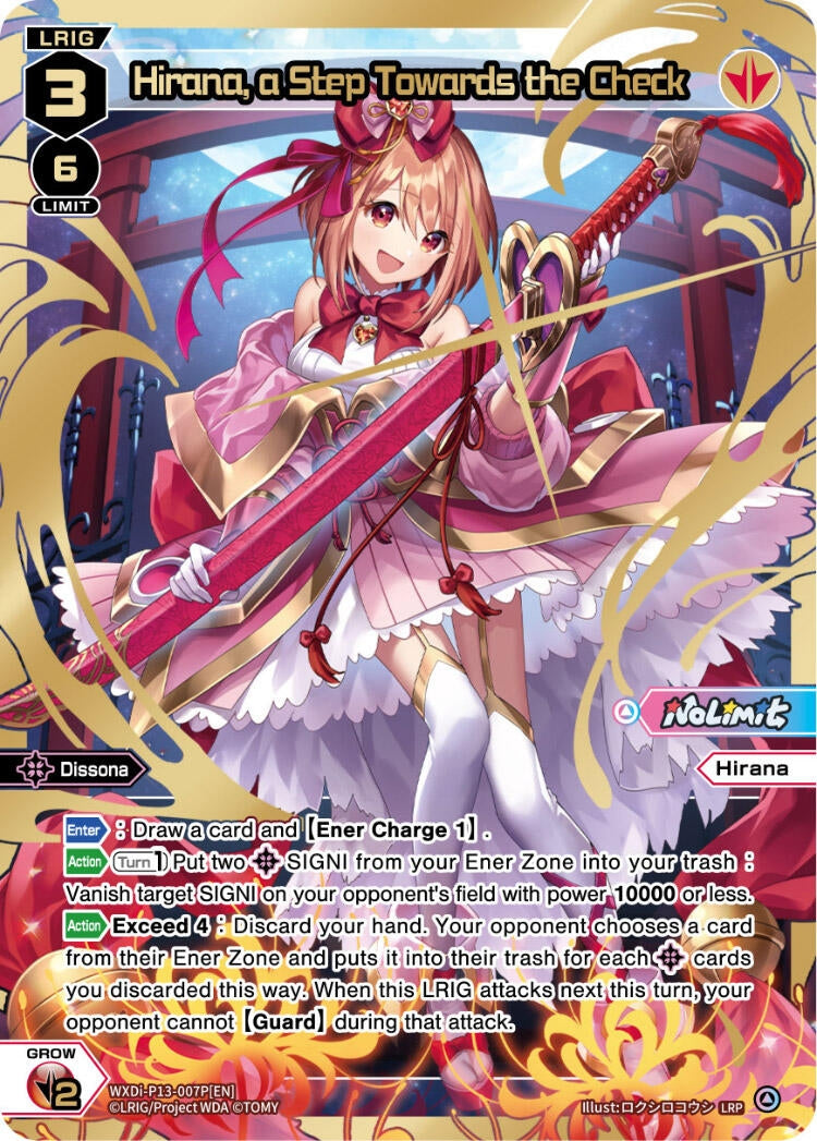 Hirana a Step Towards the Check (LRP) (13007) [WXDi-P13] - WIXOSS Single