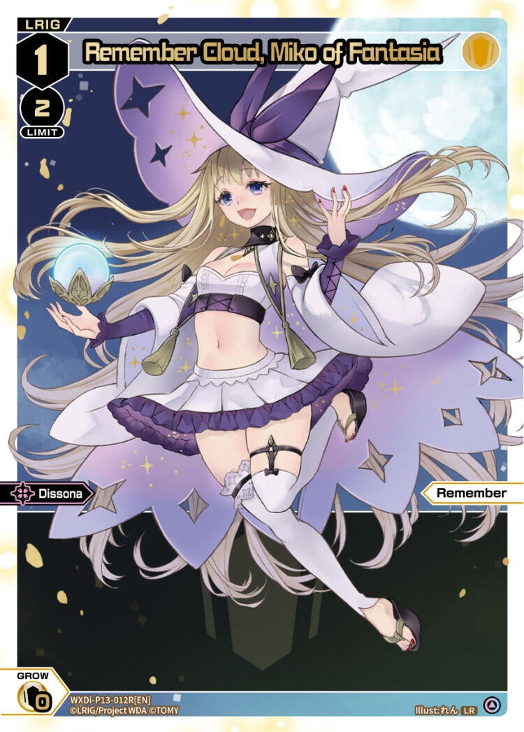Remember Cloud Miko of Fantasia (LR) (13012) [WXDi-P13] - WIXOSS Single
