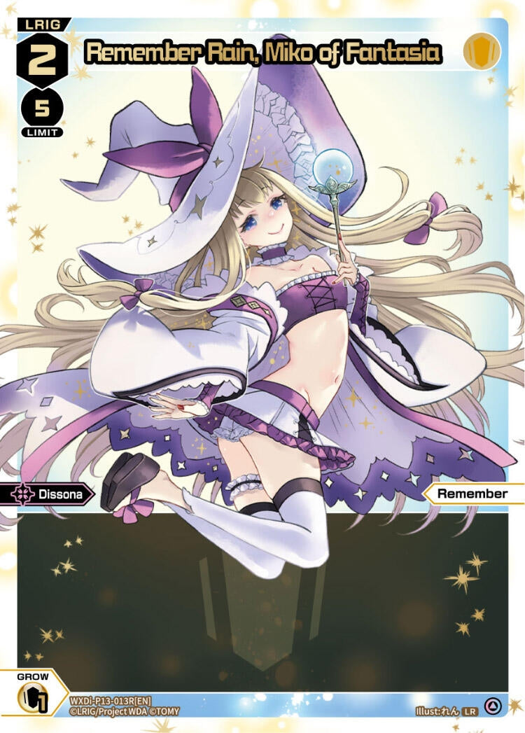Remember Rain Miko of Fantasia (LR) (13013) [WXDi-P13] - WIXOSS Single