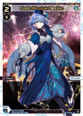 Code Piruluk Decide (LR) (13019) [WXDi-P13] - WIXOSS Single