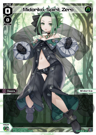 Midoriko Spirit Zero (Parallel Foil) (13020) [WXDi-P13] - WIXOSS Single