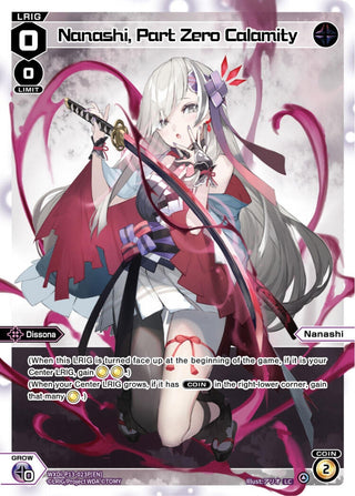 Nanashi Part Zero Calamity (Parallel Foil) (13023) [WXDi-P13] - WIXOSS Single